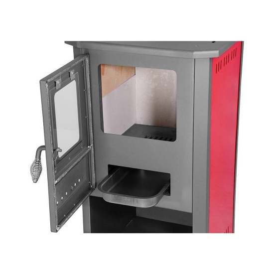 Kachle Thalia Pella 5,4kW, 85cm, červená Kachle Thalia Pella 5,4kW, 85cm, červená