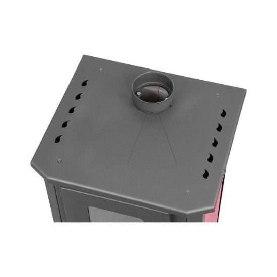 Kachle Thalia Pella 5,4kW, 85cm, červená Kachle Thalia Pella 5,4kW, 85cm, červená