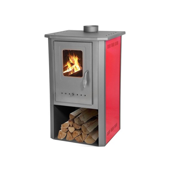 Kachle Thalia Pella 5,4kW, 85cm, červená Kachle Thalia Pella 5,4kW, 85cm, červená