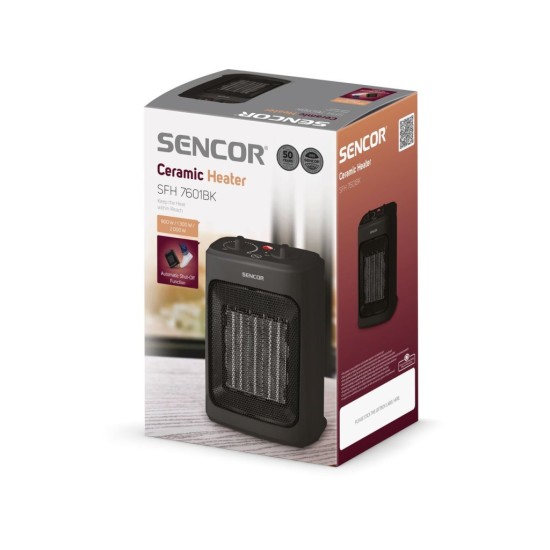 SFH 7601BK Keramický ohrievač SENCOR