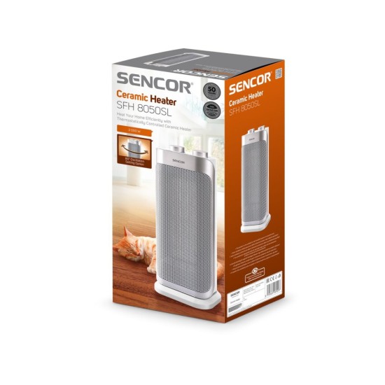 SFH 8050SL Keramický ohrievač SENCOR SFH 8050SL Keramický ohrievač SENCOR