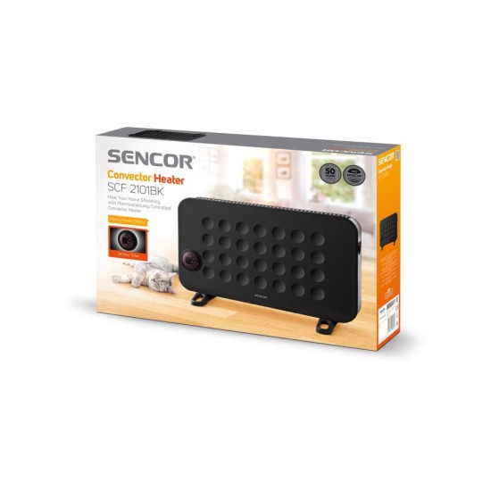 SCF 2101BK Elektrický konvektor SENCOR