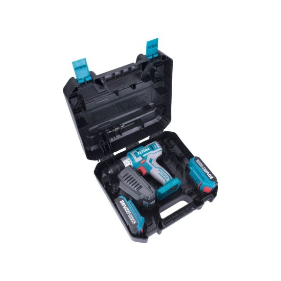 Akumulátorový vŕtací skrutkovač, 20V Li-ion (2x), 2000mAh, CELKOM