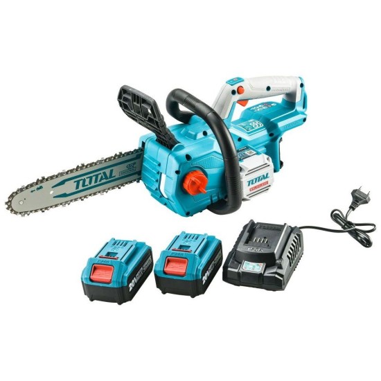 Akumulátorová reťazová píla 900W, BRUSHLESS, 20V Li-ion, 4.0Ah (2x), nabíjačka, 30cm CELKOM Akumulátorová reťazová píla 900W, BRUSHLESS, 20V Li-ion, 4.0Ah (2x), nabíjačka, 30cm CELKOM