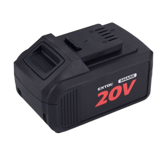 Baterie akumulátorová SHARE20V, 20V Li-ion, 5000mAh EXTOL ENERGY Baterie akumulátorová SHARE20V, 20V Li-ion, 5000mAh EXTOL ENERGY