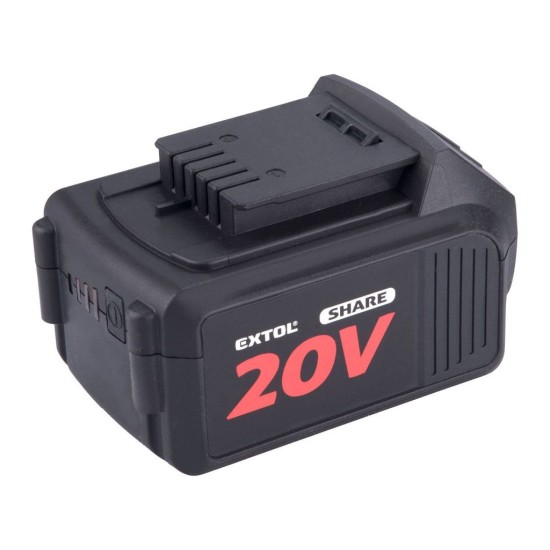 Akumulátorové SHARE20V, 20V Li-ion, 8000mAh EXTOL ENERGY