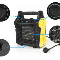 Elektrický keramický ohrievač, ohrievač 2kW GEKO Elektrický keramický ohrievač, ohrievač 2kW GEKO