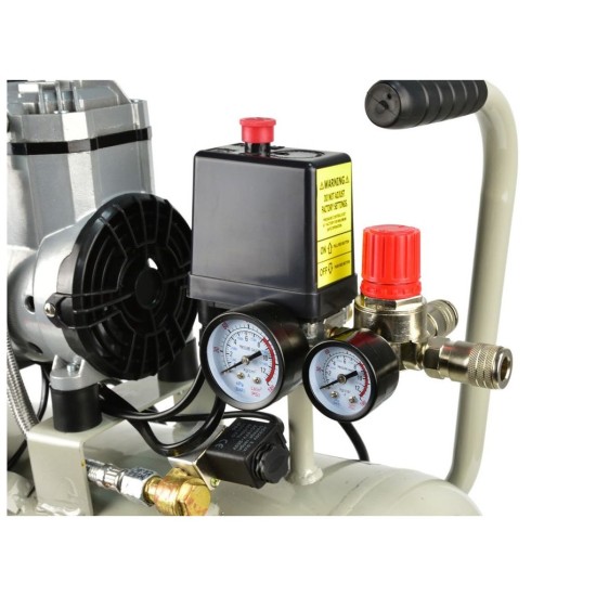 Kompresor 24l, 980W, bezolejový GEKO