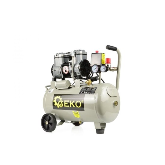 Kompresor 24l, 980W, bezolejový GEKO