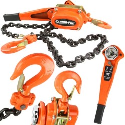 Pákový reťazový kladkostroj 3t MAR-POL Pákový reťazový kladkostroj 3t MAR-POL