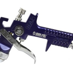 Striekacia pištoľ HVLP s manometrom, nádobou 0,6 l a tryskami MAR-POL Striekacia pištoľ HVLP s manometrom, nádobou 0,6 l a tryskami MAR-POL