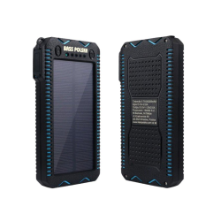 Solárna powerbanka 10000mAh so zapaľovačom a baterkou BASS