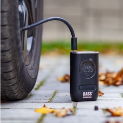Batériový mini kompresor 7,4V s LED baterkou BASS