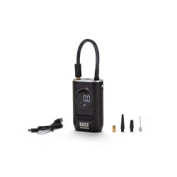 Batériový mini kompresor 7,4V s LED baterkou BASS Batériový mini kompresor 7,4V s LED baterkou BASS