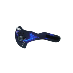 Športová, antismogová maska s filtrom s aktívnym uhlím N99, modrá BASS