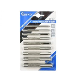 Kožený razník, sada 9ks GEKO Kožený razník, sada 9ks GEKO