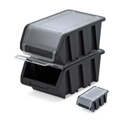 Plastový úložný box s vekom čierny TRUCK PLUS KTR50F KISTENBERG Plastový úložný box s vekom čierny TRUCK PLUS KTR50F KISTENBERG