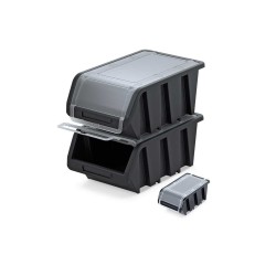 Plastový úložný box s vekom čierny TRUCK PLUS KTR50F KISTENBERG Plastový úložný box s vekom čierny TRUCK PLUS KTR50F KISTENBERG