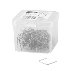 Spona na zváraciu pištoľ na plasty, plochá vlna, 0.8mm, 100ks