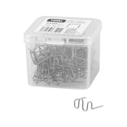 Spona na zváraciu pištoľ na plasty, vlna, 0.8mm, 100ks