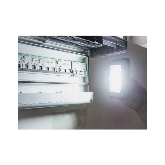 LED baterka Pracovná lampa MWL539, 100+250lm, COB 200lm, 2.2Ah, magnet, USB nabíjanie