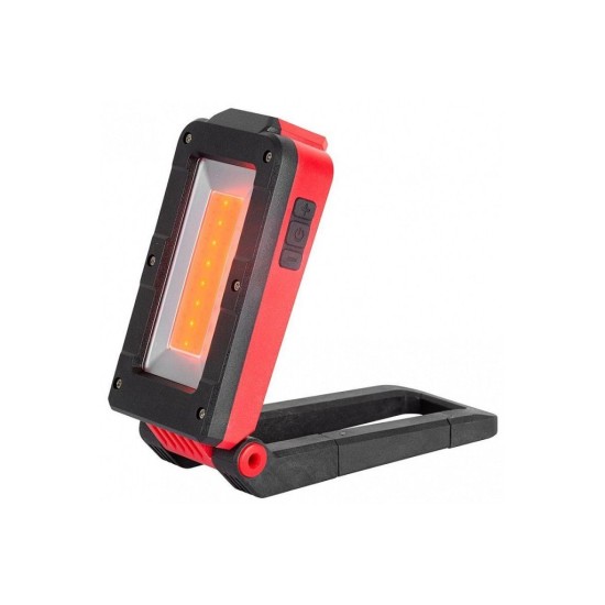 LED baterka Pracovná lampa MWL539, 100+250lm, COB 200lm, 2.2Ah, magnet, USB nabíjanie