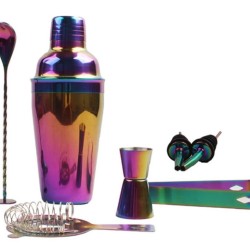 Barmanská súprava 8ks dúhová KAXL Barmanská súprava 8ks dúhová KAXL