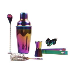 Barmanská súprava 8ks dúhová KAXL Barmanská súprava 8ks dúhová KAXL