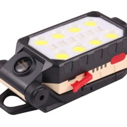 COB LED nabíjateľná pracovná baterka, 2.2Ah, magnet, USB KAXL