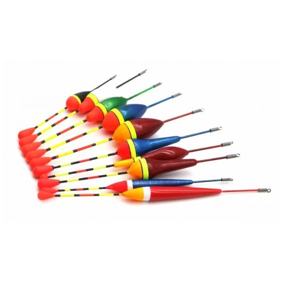 Sada 10 rybárskych plavákov KAXL