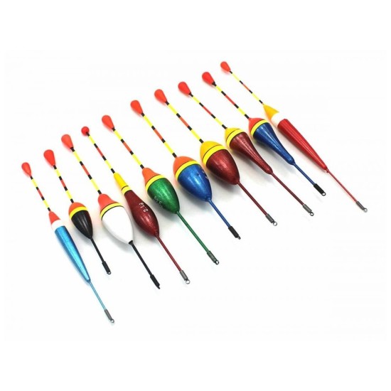 Sada 10 rybárskych plavákov KAXL