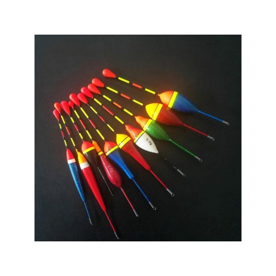 Sada 10 rybárskych plavákov KAXL