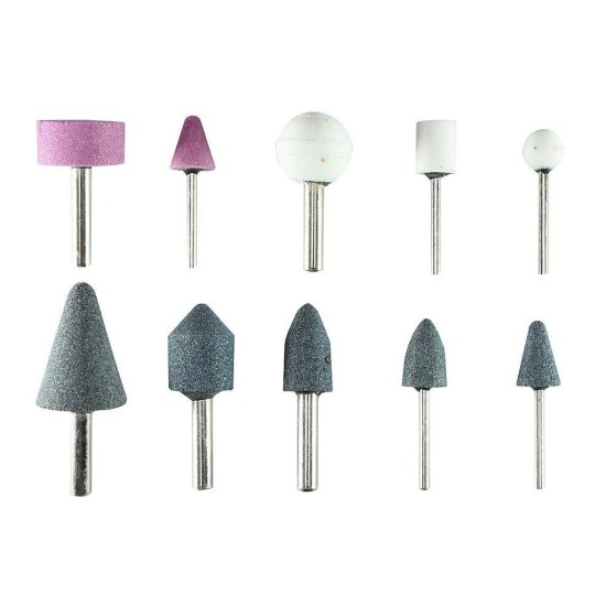 Brúsne hroty, sada 10 ks STENDPRO Brúsne hroty, sada 10 ks STENDPRO
