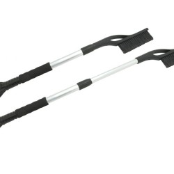 ČIERNA teleskopická škrabka s kefou 77-100cm COMPASS ČIERNA teleskopická škrabka s kefou 77-100cm COMPASS