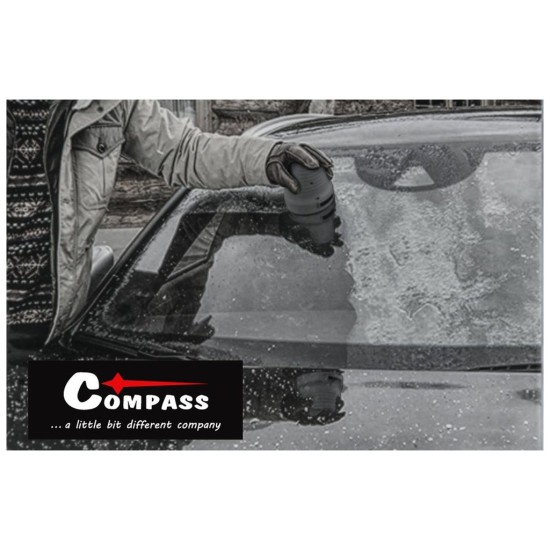 Akumulátorová rotačná škrabka na ľad COMPASS