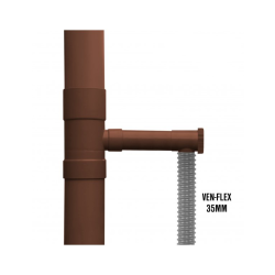 Zberač dažďovej vody s ventilom 100mm, hnedý Zberač dažďovej vody s ventilom 100mm, hnedý