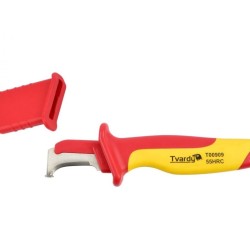 Izolačný nôž VDE 180 mm na odizolovanie káblov TVARDY