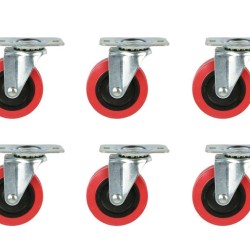 Sada 6 rezervných kolies pre montáž mobilného lôžka 36" a 40" GEKO Sada 6 rezervných kolies pre montáž mobilného lôžka 36" a 40" GEKO