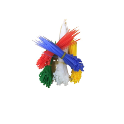 Sťahovacie popruhy, nylonové remienky farebné, 250ks GEKO Sťahovacie popruhy, nylonové remienky farebné, 250ks GEKO