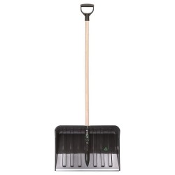 ALPINUS ECO Snow Rake Matte Black, 38,5x55cm, drevená rukoväť ALPINUS ECO Snow Rake Matte Black, 38,5x55cm, drevená rukoväť