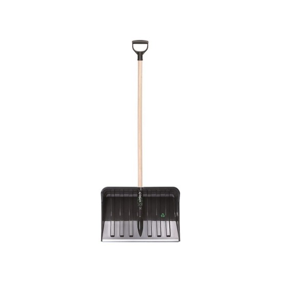 ALPINUS ECO Snow Rake Matte Black, 38,5x55cm, drevená rukoväť ALPINUS ECO Snow Rake Matte Black, 38,5x55cm, drevená rukoväť