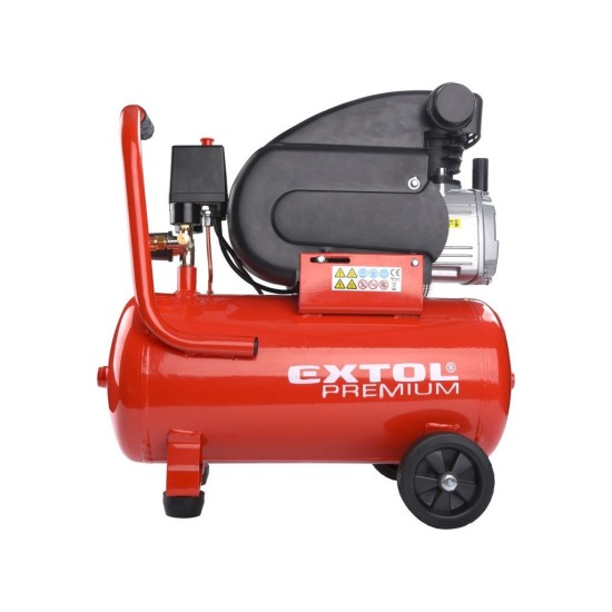 Olejový kompresor 1500W, 24l EXTOL PREMIUM