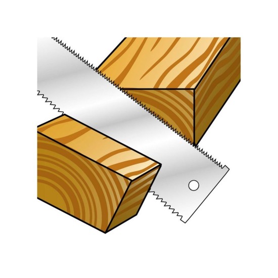 Japonská obojstranná stolárska píla, kotúč 253mm EXTOL PREMIUM