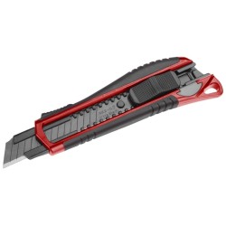 Odlamovací nôž s kovovou výstužou, 18mm, auto-lock FORTUM Odlamovací nôž s kovovou výstužou, 18mm, auto-lock FORTUM