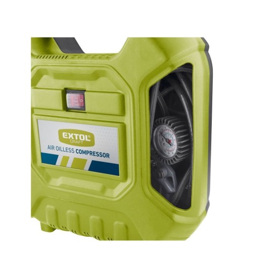 Bezolejový kompresor, 180l/min, 1100W EXTOL CRAFT Bezolejový kompresor, 180l/min, 1100W EXTOL CRAFT