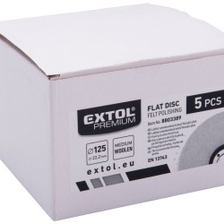 Leštiace koliesko plsť/plsť, po celom obvode rovné, 125x15mm EXTOL PREMIUM Leštiace koliesko plsť/plsť, po celom obvode rovné, 125x15mm EXTOL PREMIUM