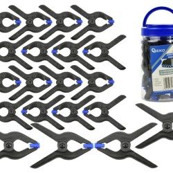 Pružinová svorka, sada 22ks, 65mm, 95mm GEKO