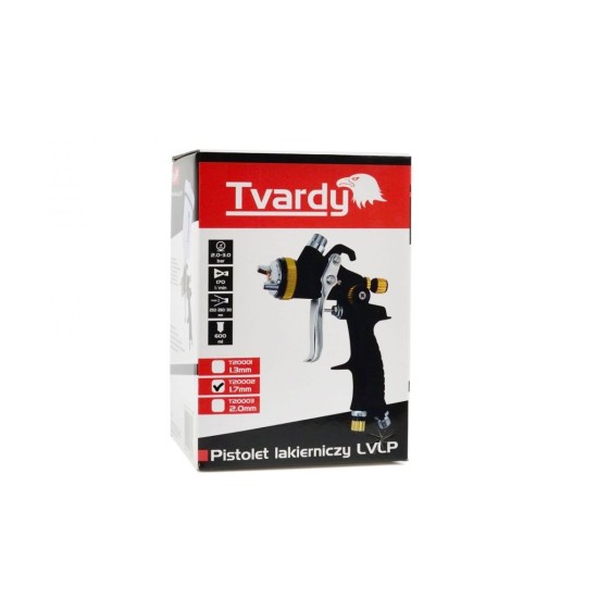 Striekacia pištoľ LVLP 1,7 mm s hornou nádobou TVARDY