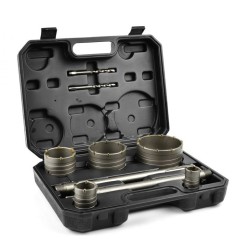 Korunkové vrtáky do betónu SDS-PLUS, SDS-MAX 30-100mm, sada 9ks GEKO