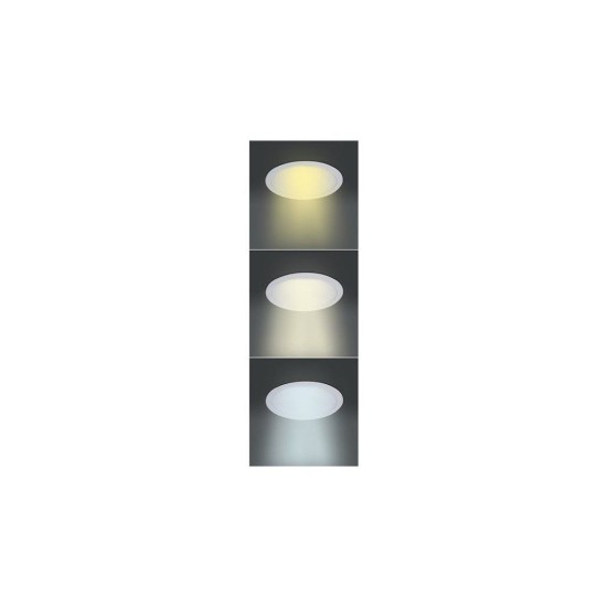 LED mini panel CCT, zapustený, 24W, 1800lm, 3000K, 4000K, 6000K, okrúhly SOLIGHT